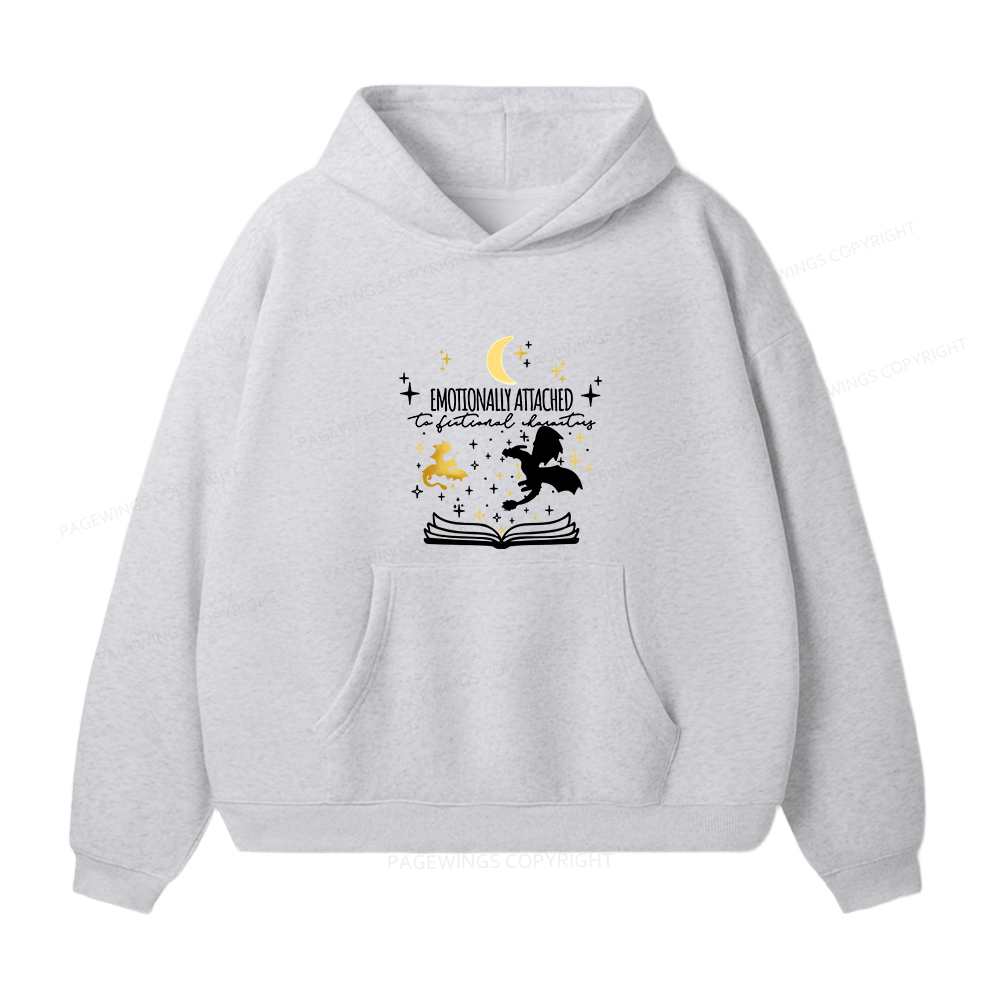 Pagewings Fourth Wing Dragon Unisex Fleece Hoodie Set
