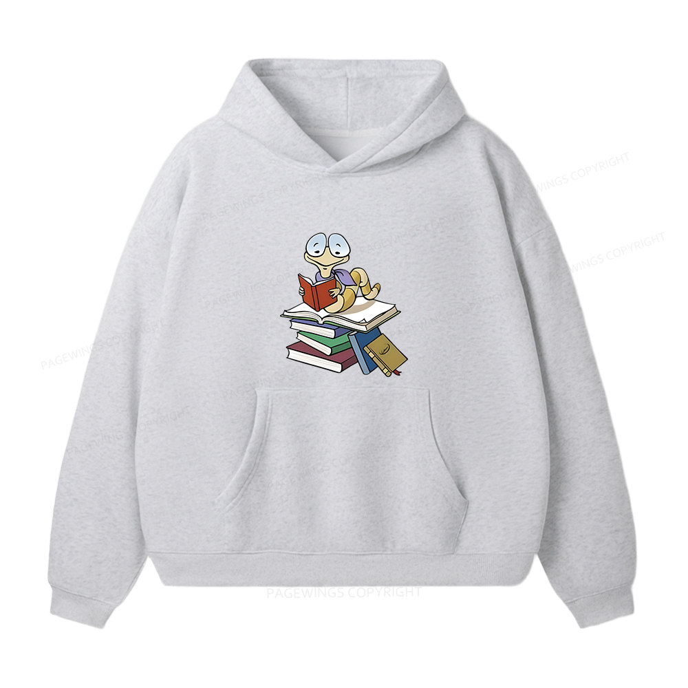 Pagewings Reading Snail and Book Unisex Fleece Hoodie Set