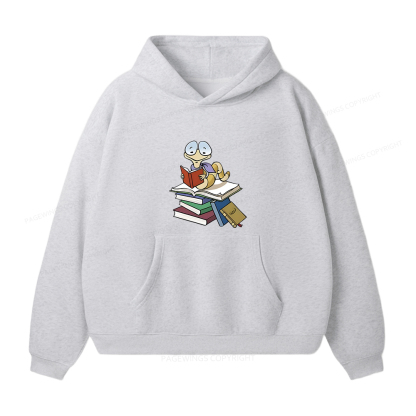 Pagewings Reading Snail and Book Unisex Fleece Hoodie Set