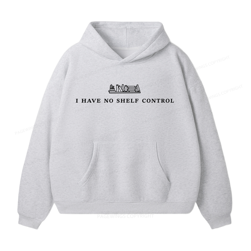 Pagewings I Have No Shelf Control Unisex Fleece Hoodie Set