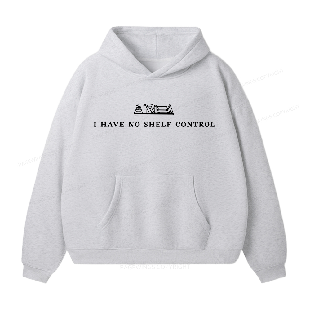 Pagewings I Have No Shelf Control Unisex Fleece Hoodie Set