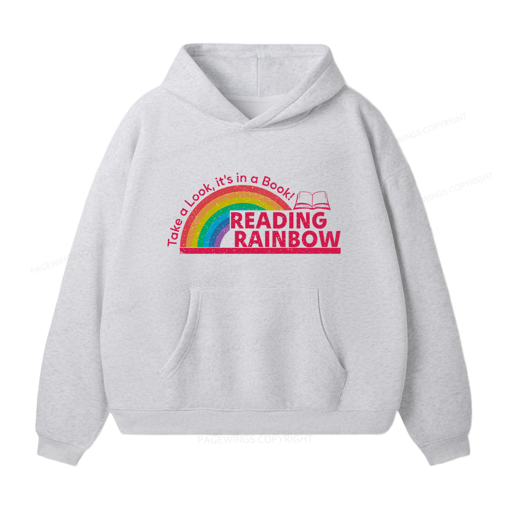 Pagewings Reading Rainbow Unisex Fleece Hoodie Set