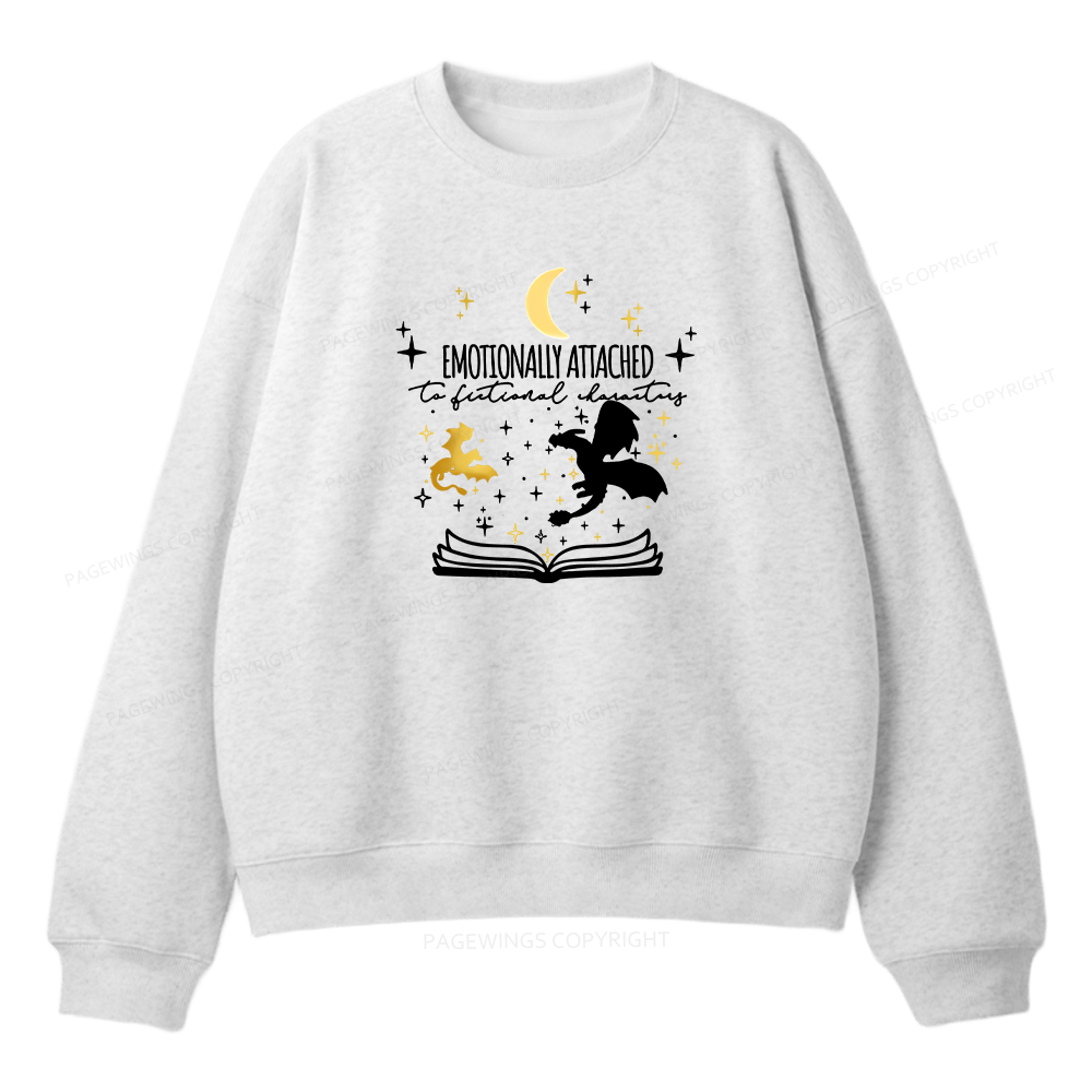 Pagewings Fourth Wing Dragon Unisex Fleece Sweatshirt Set 