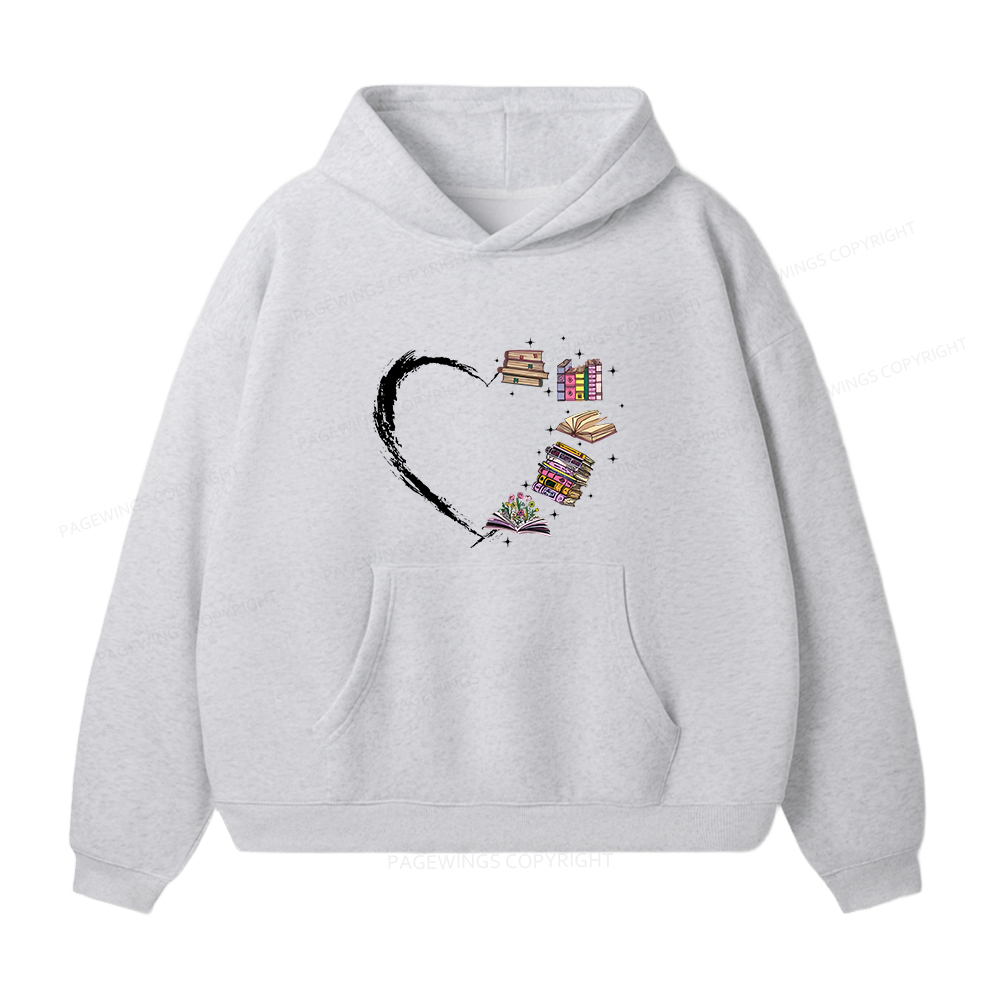 Pagewings Book Lover Unisex Fleece Hoodie Set
