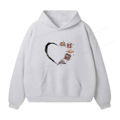 Pagewings Book Lover Unisex Fleece Hoodie Set
