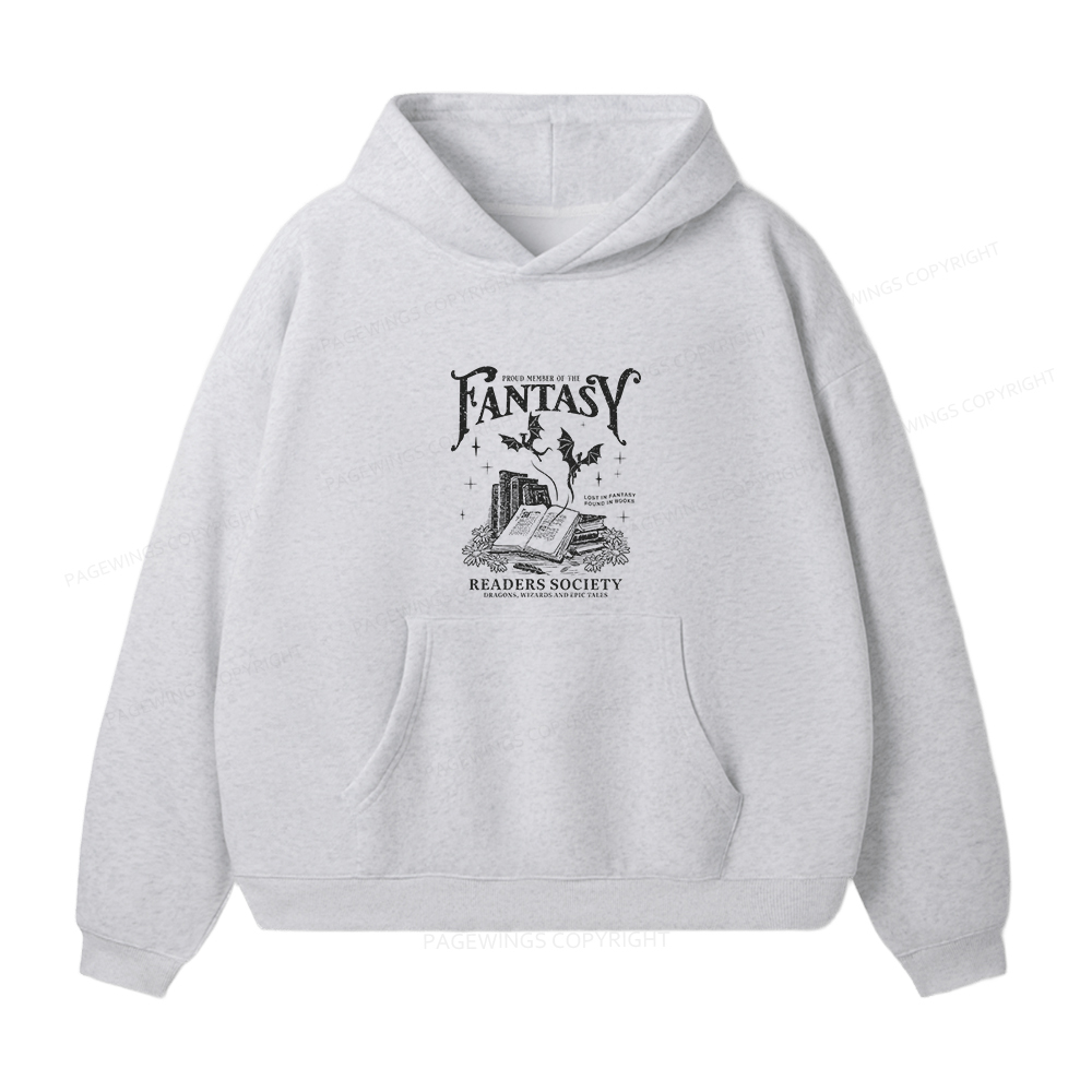 Pagewings Fantasy Readers Society Unisex Fleece Hoodie Set