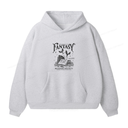Pagewings Fantasy Readers Society Unisex Fleece Hoodie Set