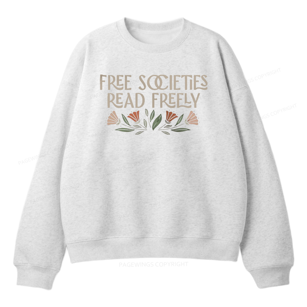 Pagewings Read Freely Unisex Fleece Sweatshirt Set 