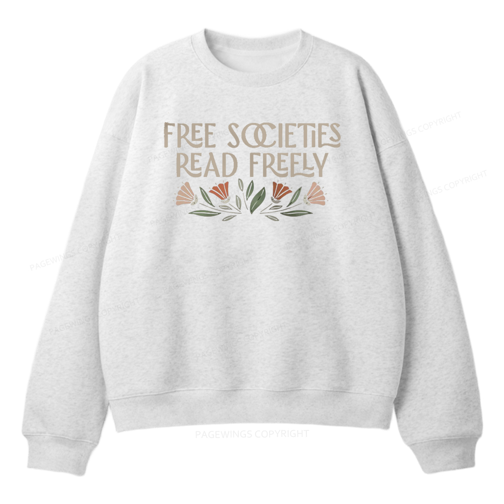 Pagewings Read Freely Unisex Fleece Sweatshirt Set 