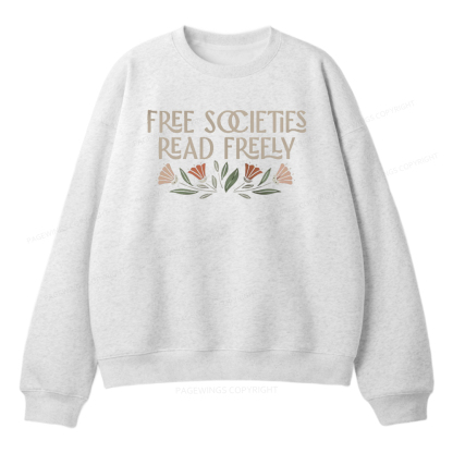 Pagewings Read Freely Unisex Fleece Sweatshirt Set 