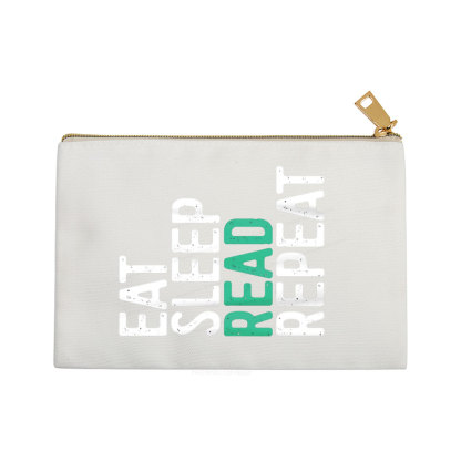 Pagewings Eat Sleep Read Repeat Pouch
