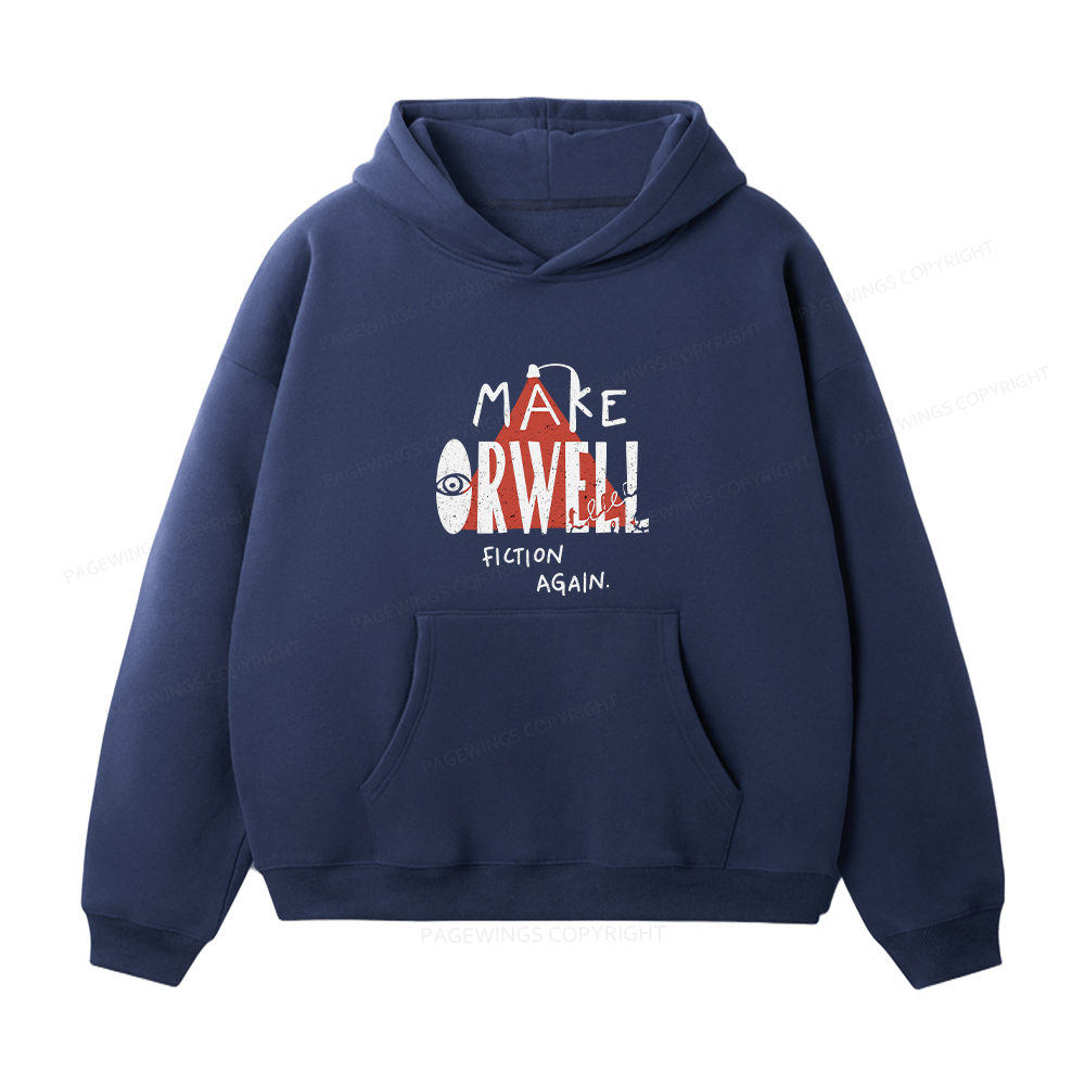 Pagewings Make Orwell Fiction Again Unisex Fleece Hoodie Set