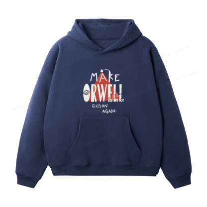 Pagewings Make Orwell Fiction Again Unisex Fleece Hoodie Set