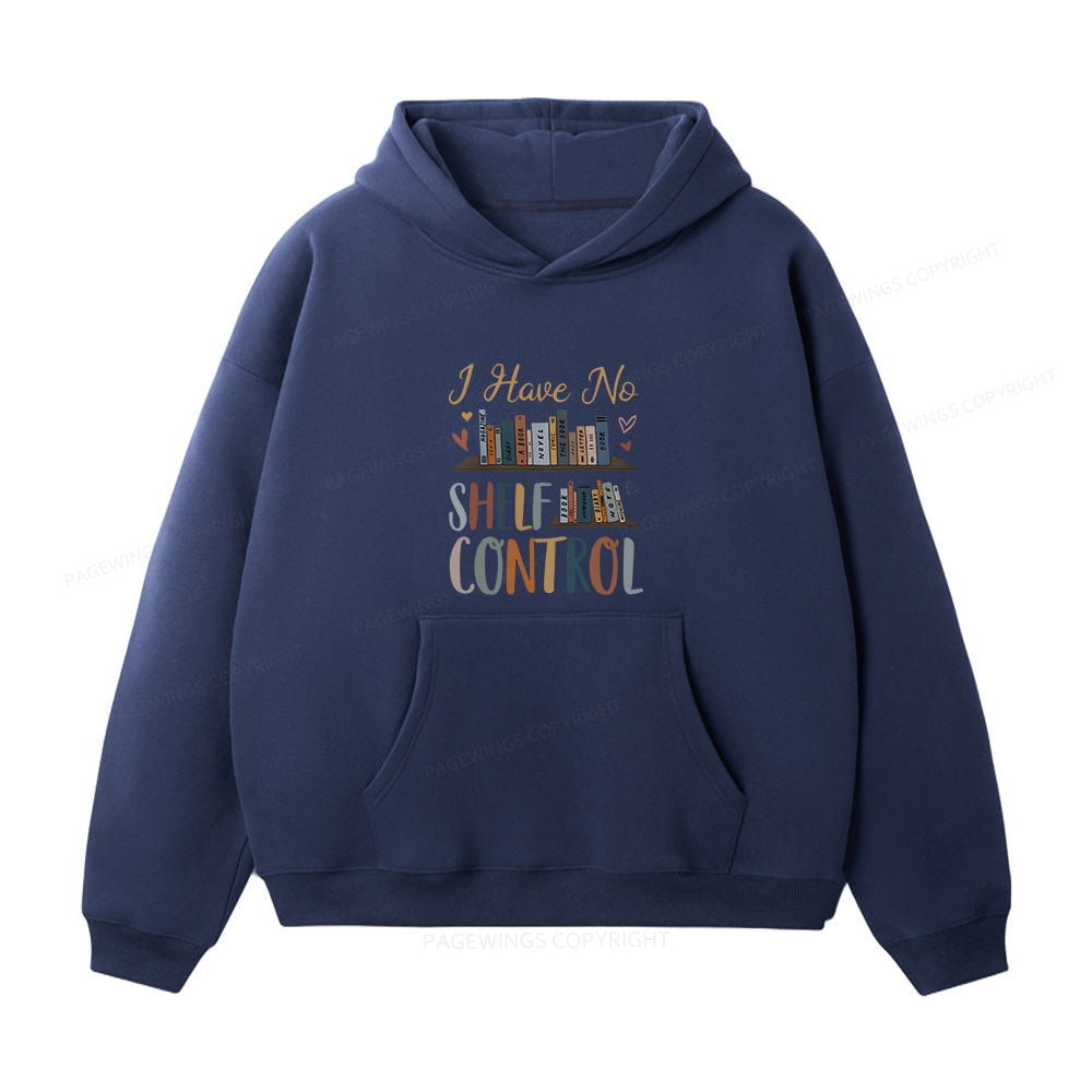 Pagewings I Have No Shelf Control Unisex Fleece Hoodie Set