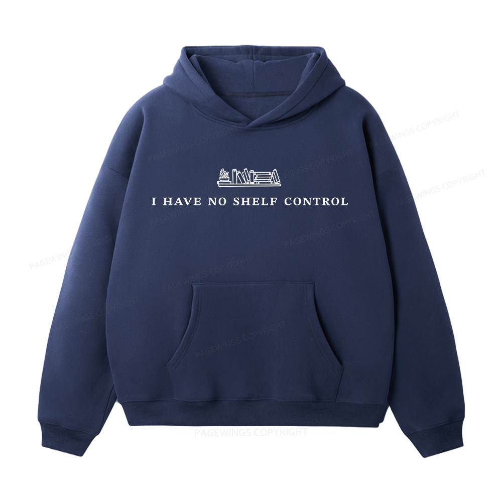 Pagewings I Have No Shelf Control Unisex Fleece Hoodie Set