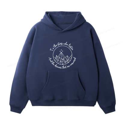 Pagewings To The Stars Who Listen Unisex Fleece Hoodie Set