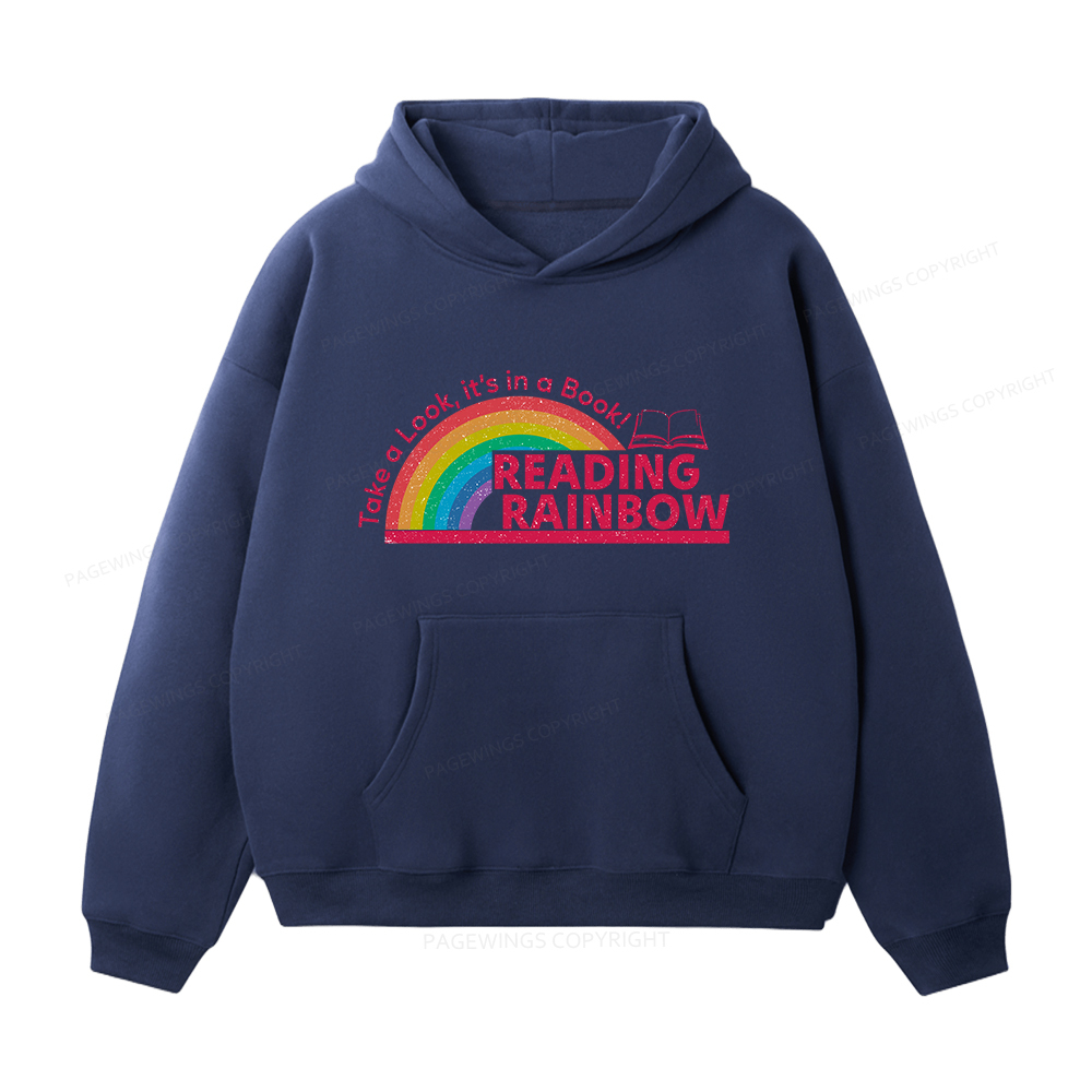 Pagewings Reading Rainbow Unisex Fleece Hoodie Set