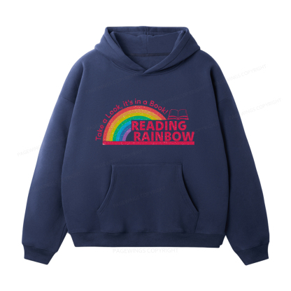 Pagewings Reading Rainbow Unisex Fleece Hoodie Set