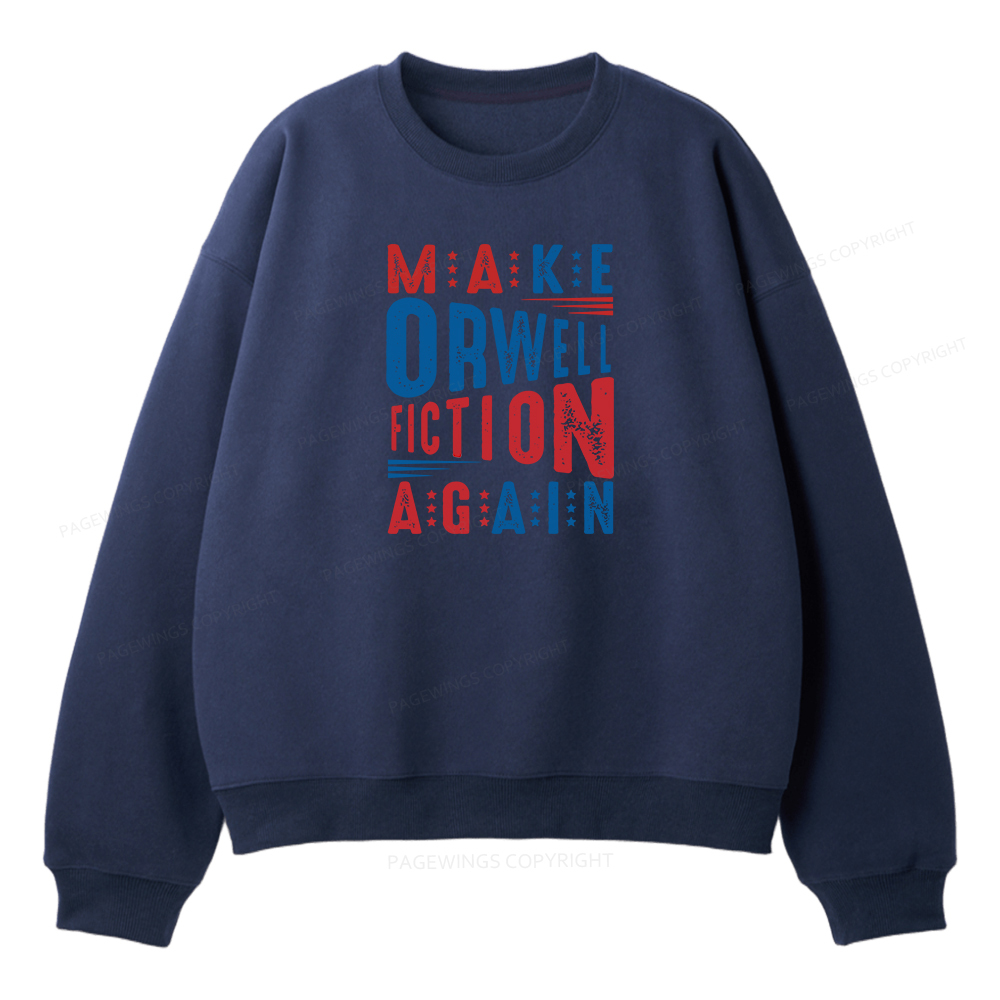 Pagewings 1984 Book Unisex Fleece Sweatshirt Set 