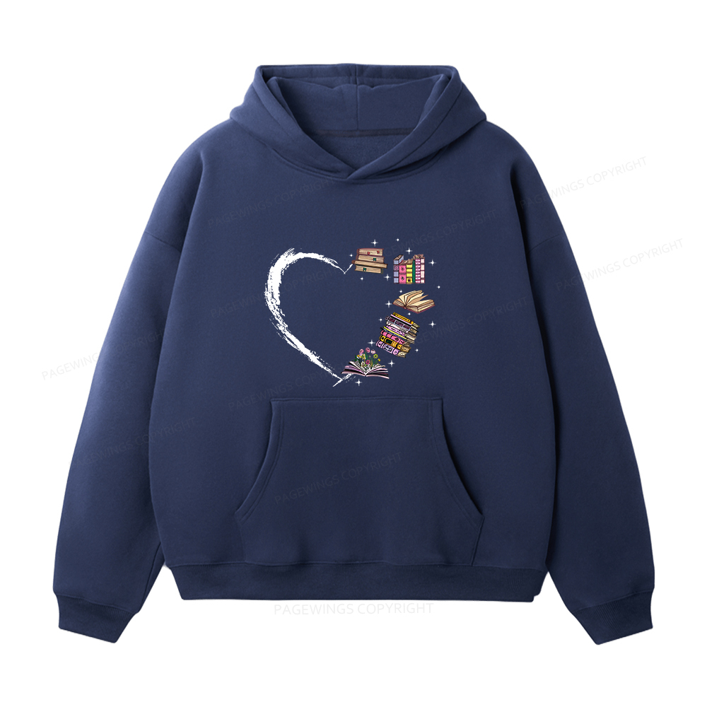 Pagewings Book Lover Unisex Fleece Hoodie Set