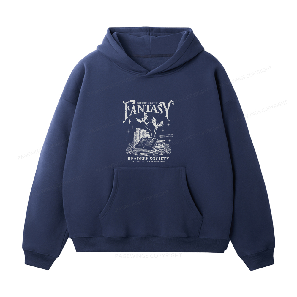 Pagewings Fantasy Readers Society Unisex Fleece Hoodie Set
