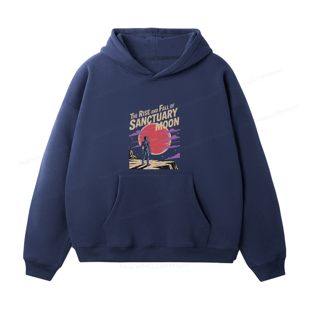 Pagewings The Rise And Fall Of Sanctuary Moon Unisex Fleece Hoodie Set