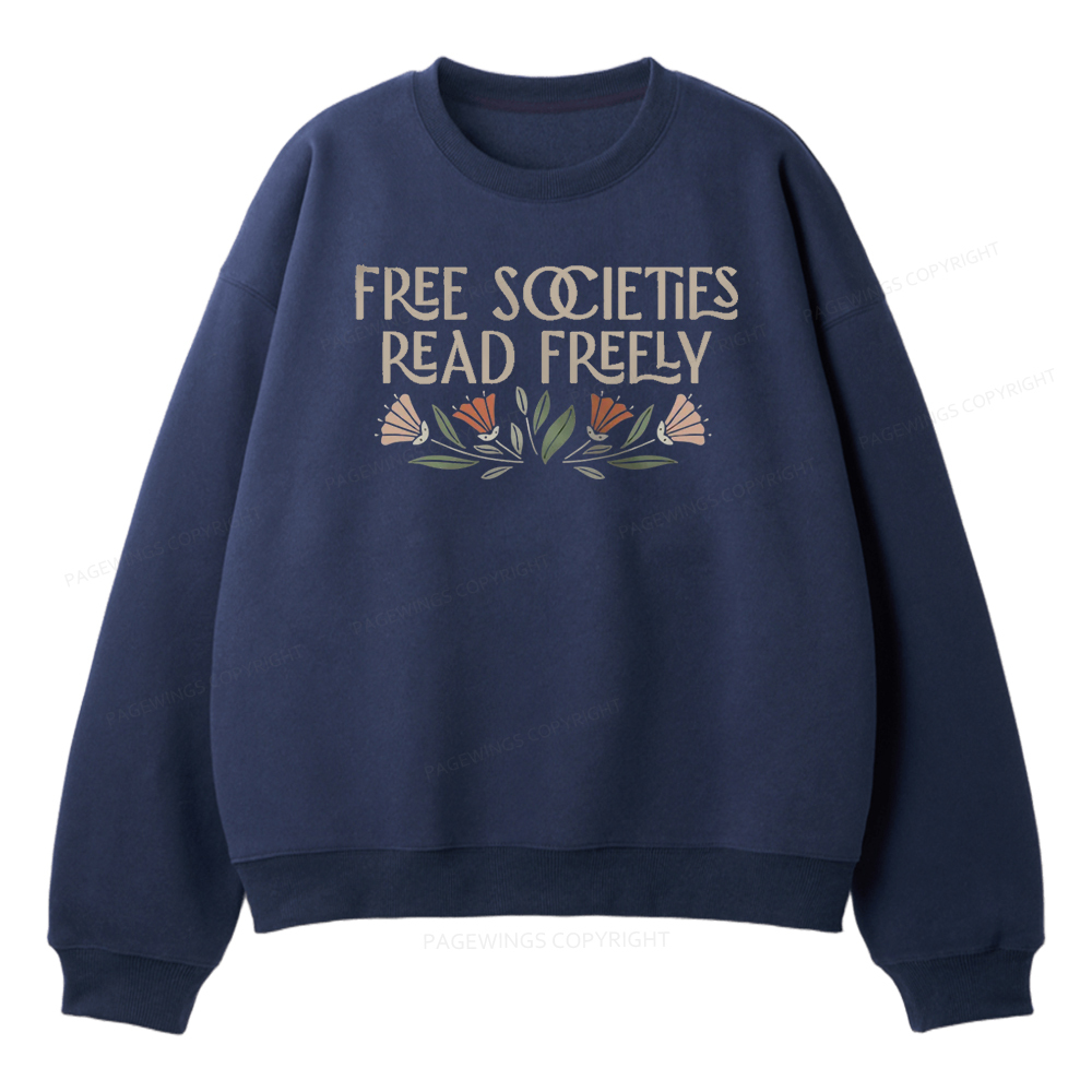 Pagewings Read Freely Unisex Fleece Sweatshirt Set 