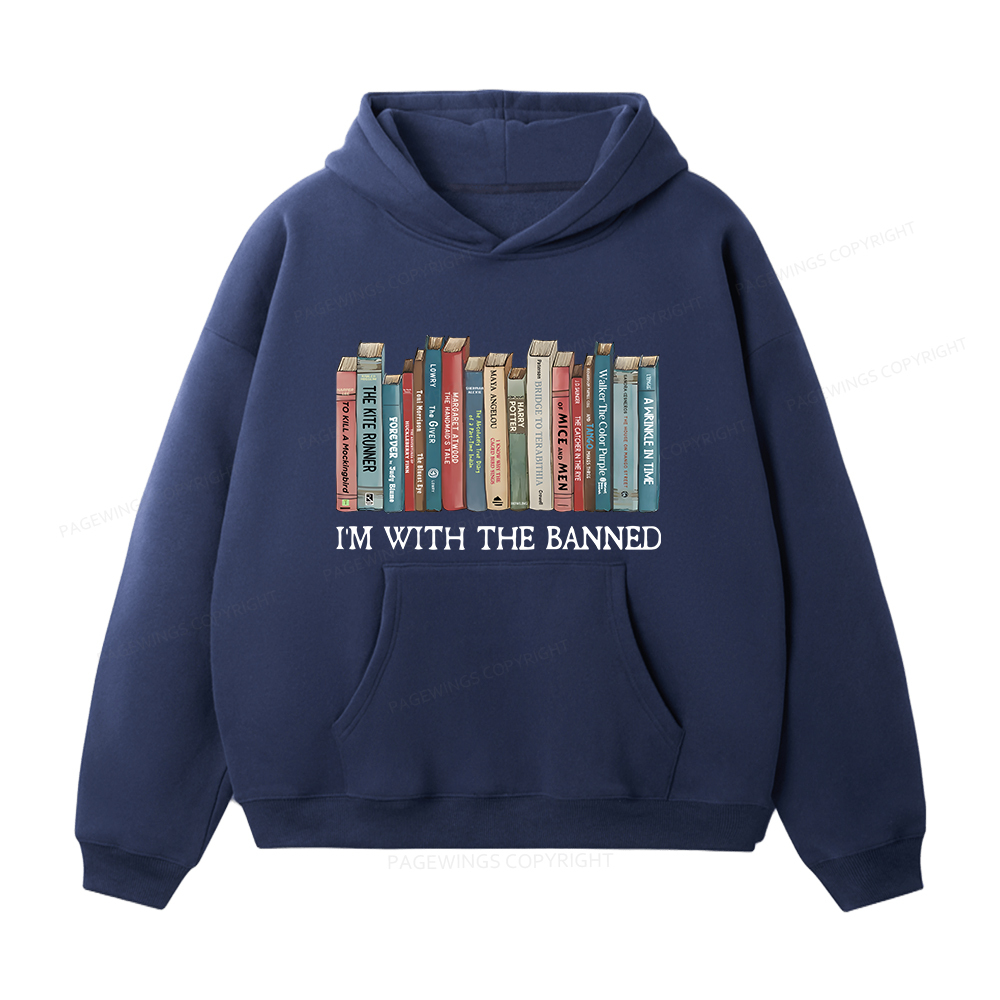 Pagewings I'm With The Banned Unisex Fleece Hoodie Set