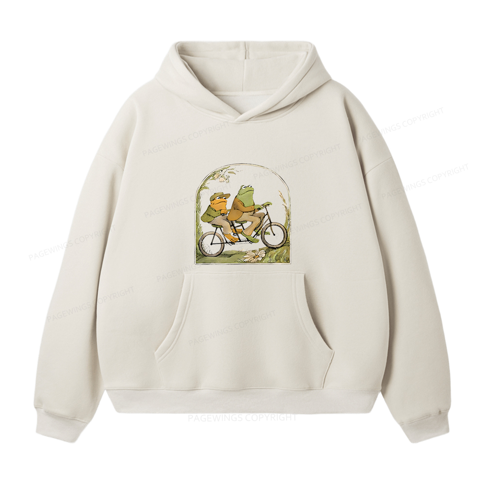 Pagewings Frog And Toad Book Vintage Unisex Fleece Hoodie Set