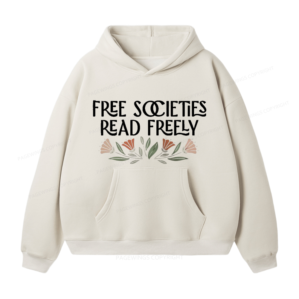 Pagewings Read Freely Unisex Fleece Hoodie Set