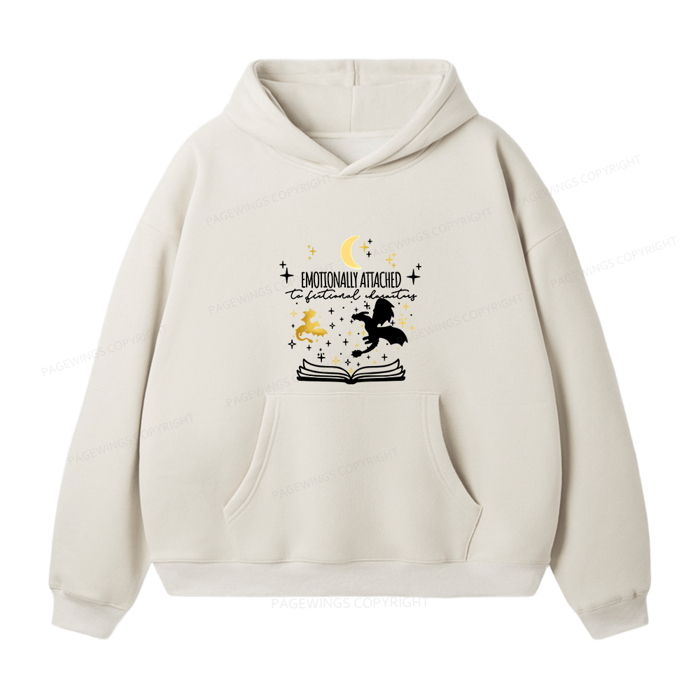 Pagewings Fourth Wing Dragon Unisex Fleece Hoodie Set