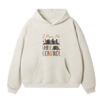 Pagewings I Have No Shelf Control Unisex Fleece Hoodie Set