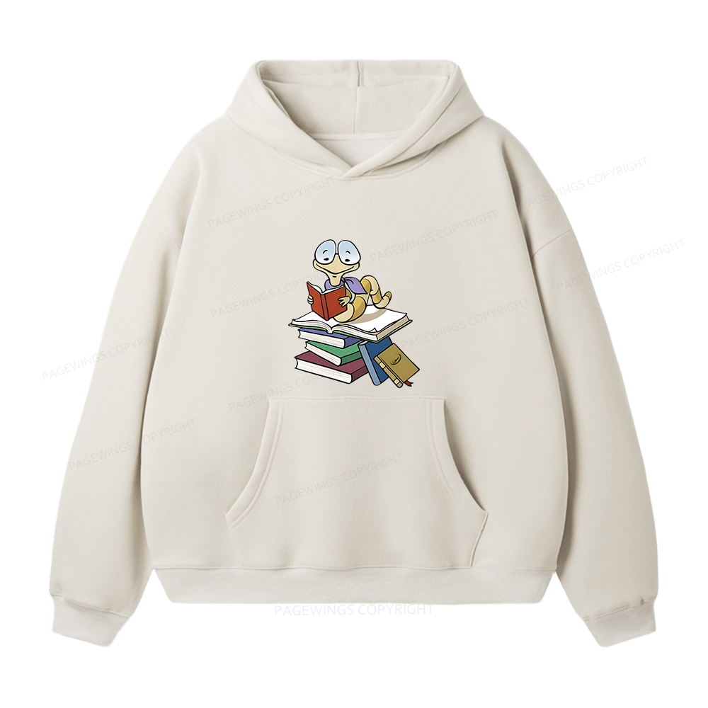 Pagewings Reading Snail and Book Unisex Fleece Hoodie Set