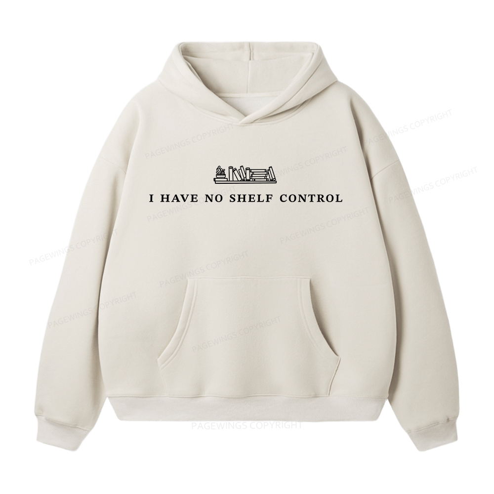 Pagewings I Have No Shelf Control Unisex Fleece Hoodie Set