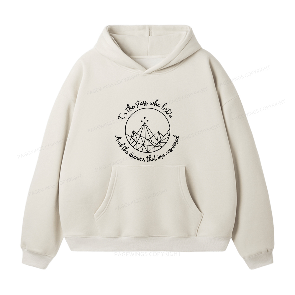 Pagewings To The Stars Who Listen Unisex Fleece Hoodie Set
