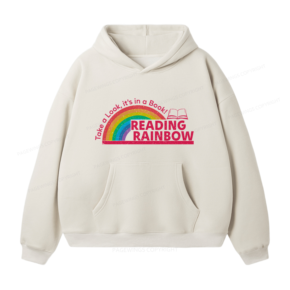 Pagewings Reading Rainbow Unisex Fleece Hoodie Set