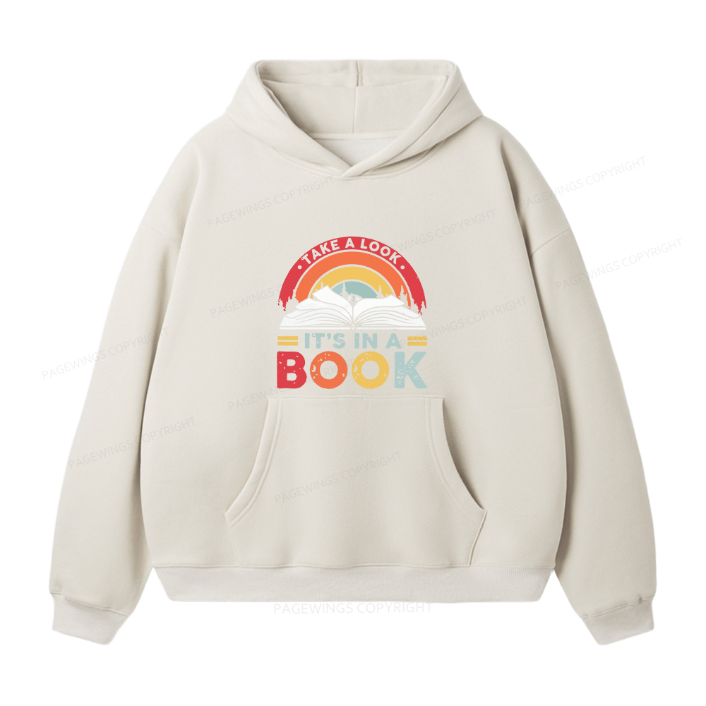 Pagewings Take A Look It's In A Book Unisex Fleece Hoodie Set