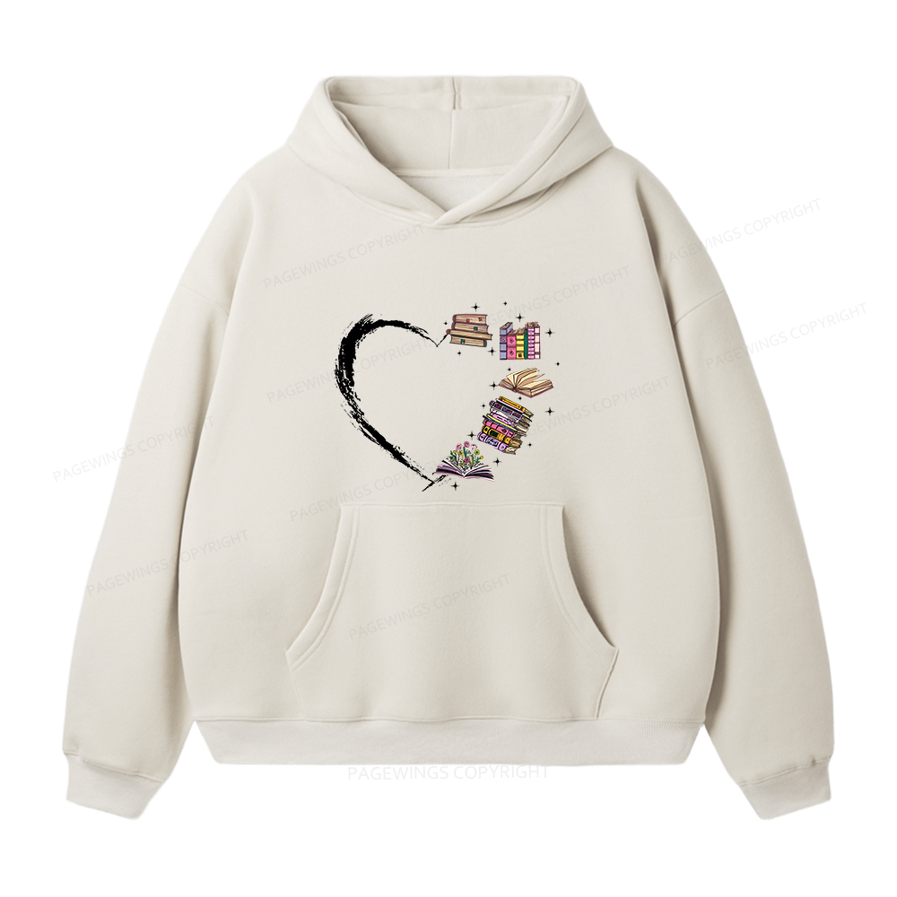 Pagewings Book Lover Unisex Fleece Hoodie Set