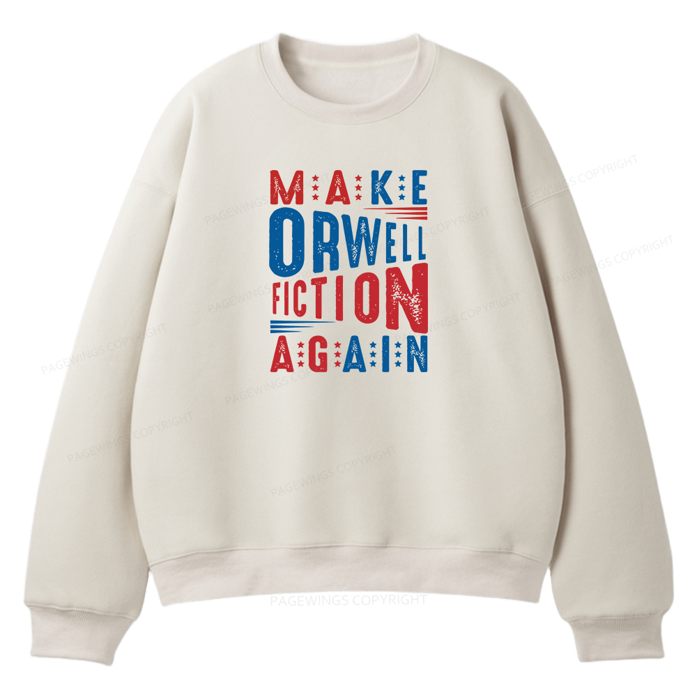 Pagewings 1984 Book Unisex Fleece Sweatshirt Set 