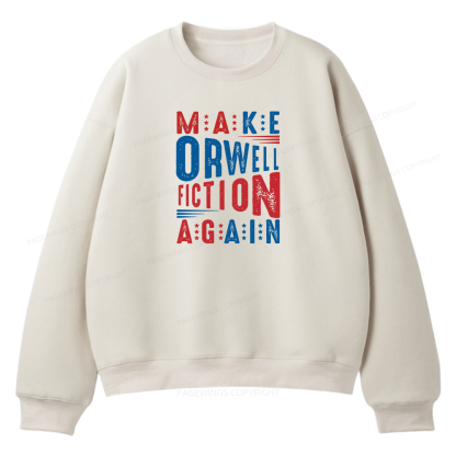 Pagewings 1984 Book Unisex Fleece Sweatshirt Set 