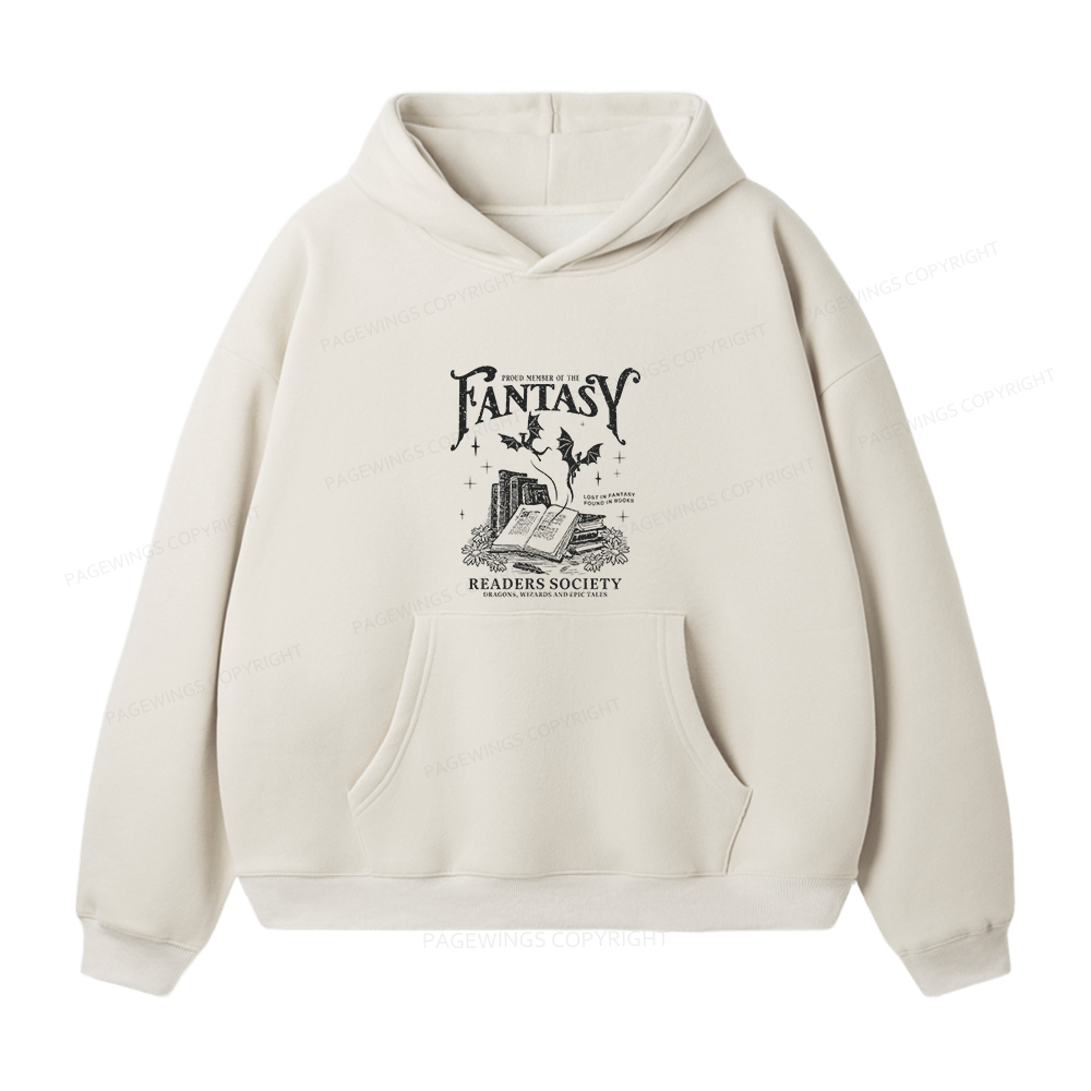 Pagewings Fantasy Readers Society Unisex Fleece Hoodie Set