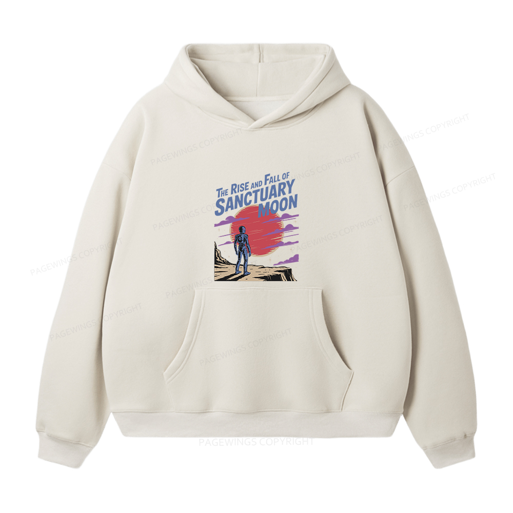 Pagewings The Rise And Fall Of Sanctuary Moon Unisex Fleece Hoodie Set