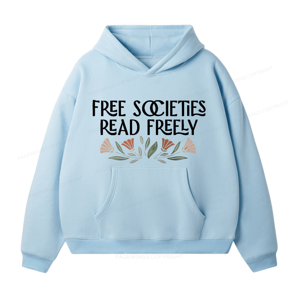 Pagewings Read Freely Unisex Fleece Hoodie Set