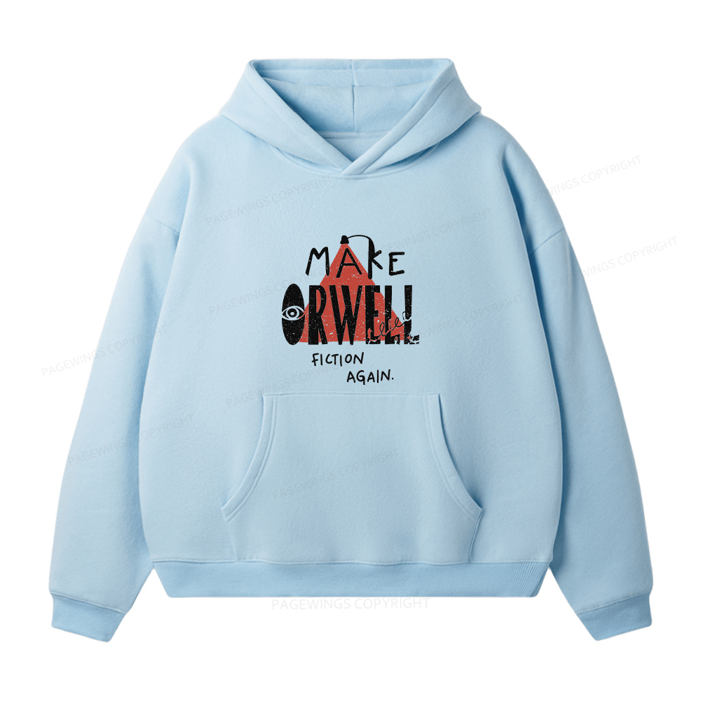 Pagewings Make Orwell Fiction Again Unisex Fleece Hoodie Set