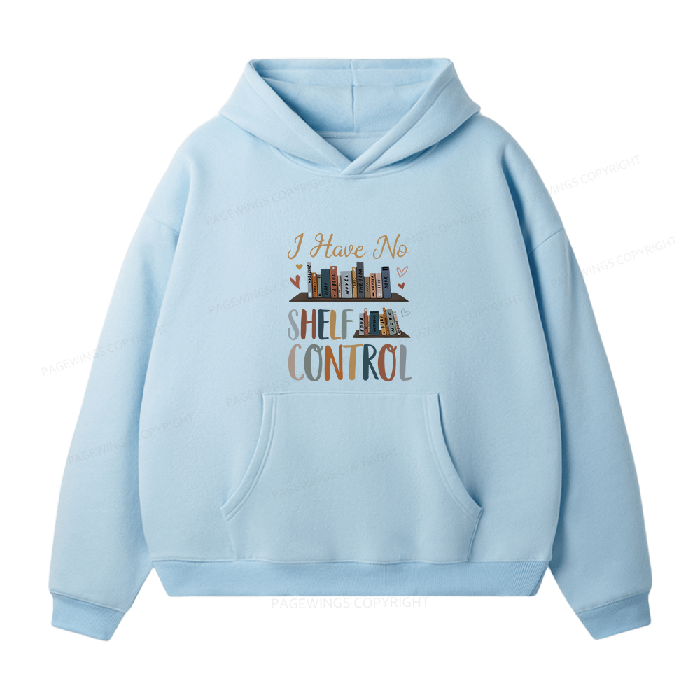 Pagewings I Have No Shelf Control Unisex Fleece Hoodie Set