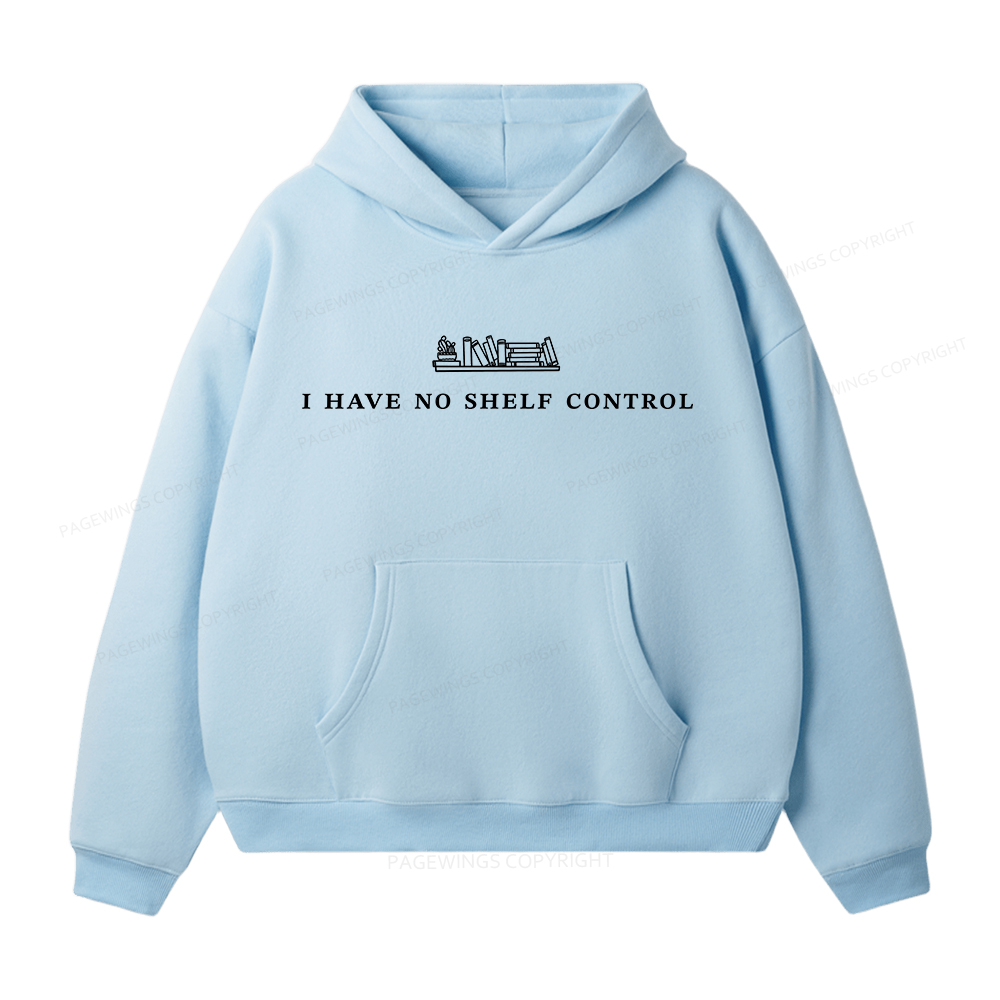 Pagewings I Have No Shelf Control Unisex Fleece Hoodie Set