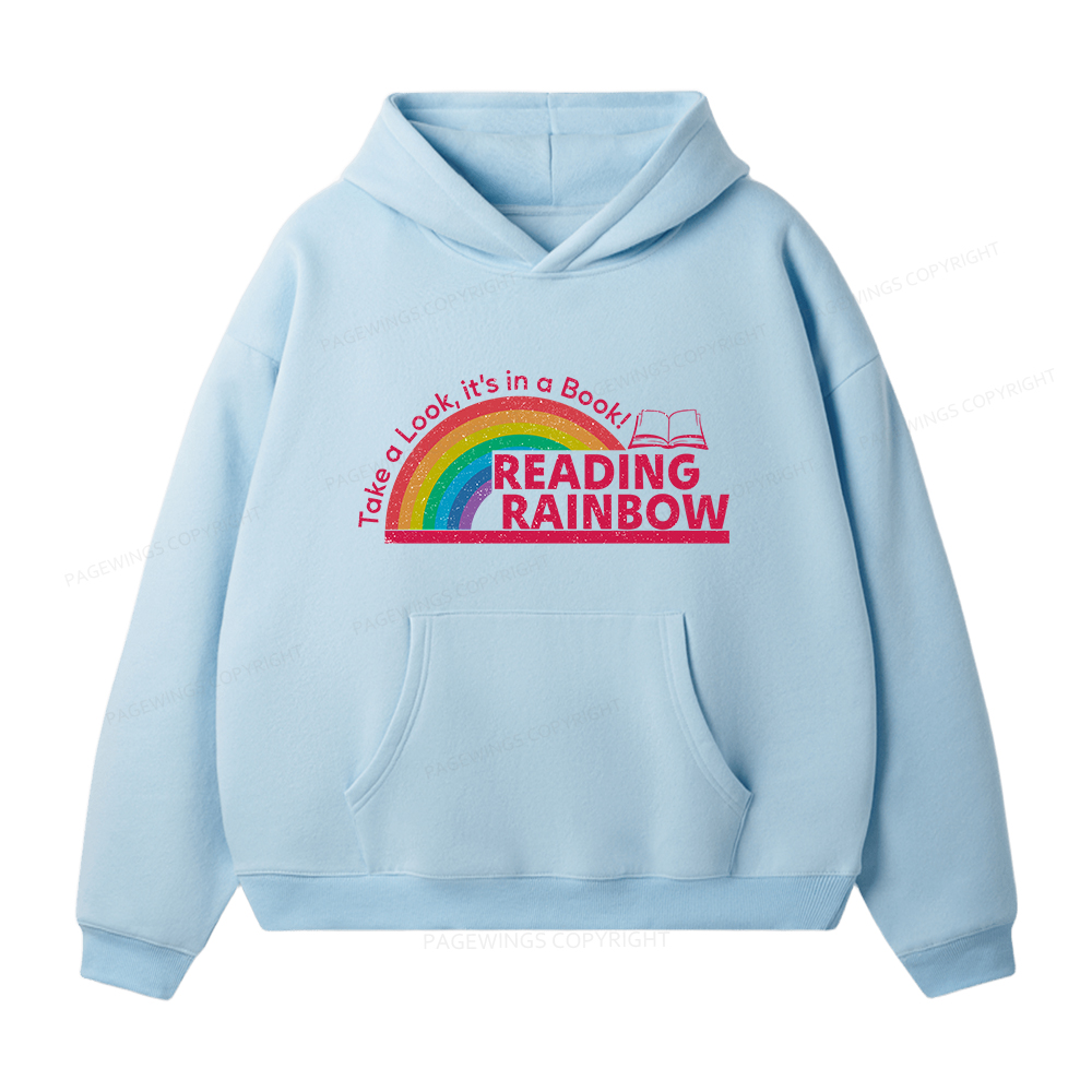 Pagewings Reading Rainbow Unisex Fleece Hoodie Set