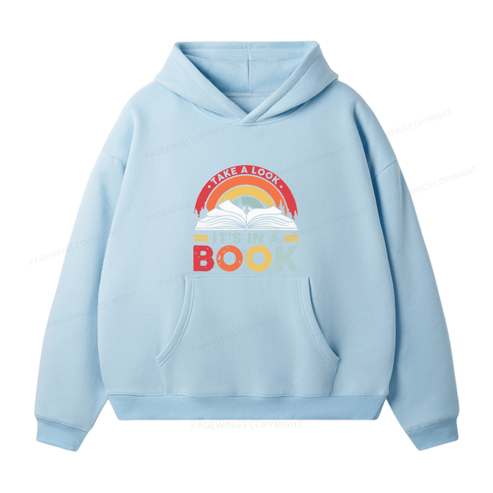 Pagewings Take A Look It's In A Book Unisex Fleece Hoodie Set