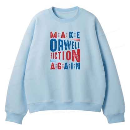 Pagewings 1984 Book Unisex Fleece Sweatshirt Set 