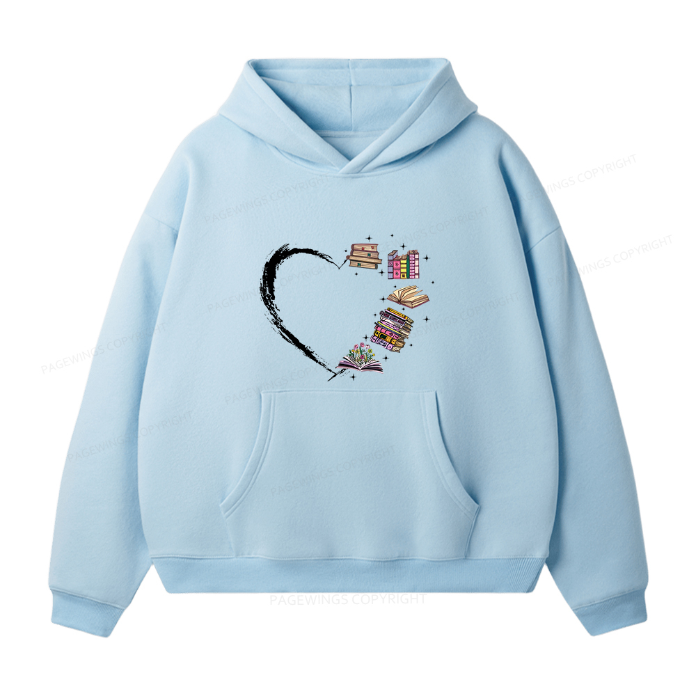 Pagewings Book Lover Unisex Fleece Hoodie Set